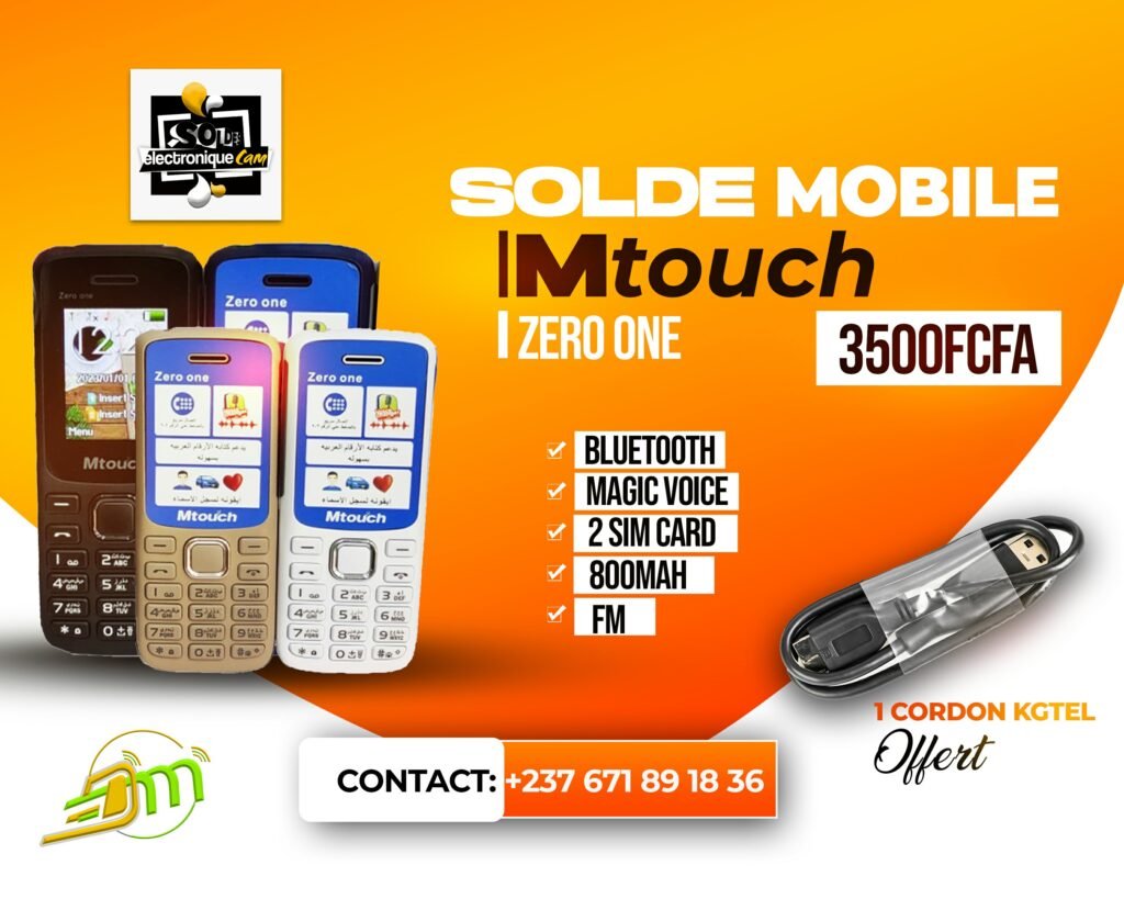 solde mobile mtouch ZERO ONE2